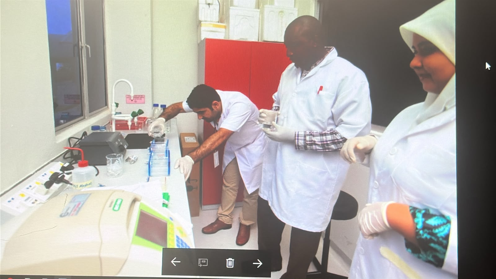 Hands-on laboratory training